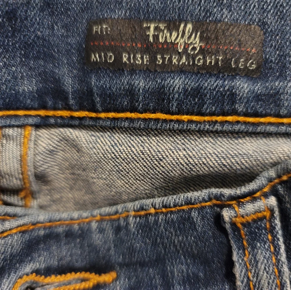 RED ENGINE Firefly Mid Rise Straight Leg Jean Made in America Size 30 - Picture 9 of 16